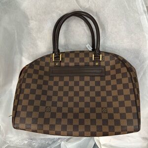 Gucci Brown Checkered Handbag